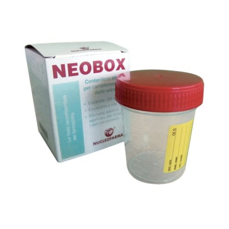 Neobox per campionamento urine 120 ml. sterile
